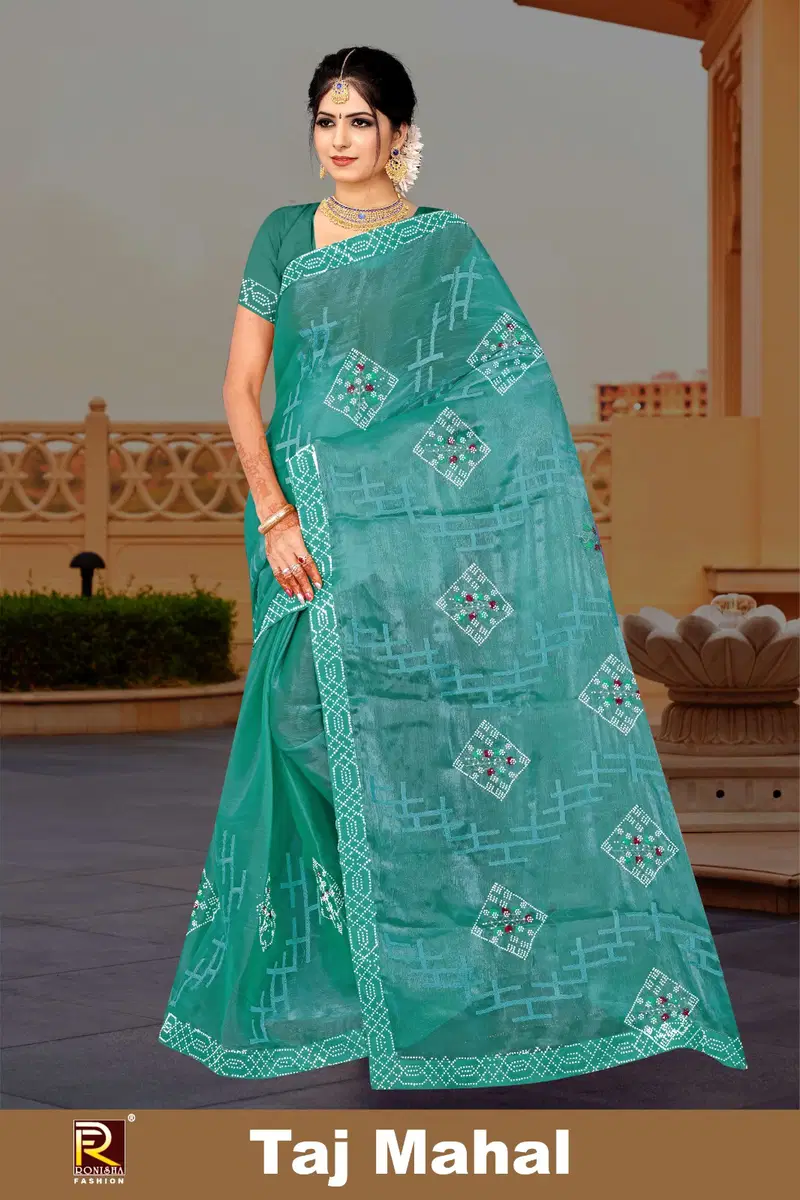 Taj Mahal By Ronisha Jimmy Choo Designer Saree Wholesale Shop In Surat
